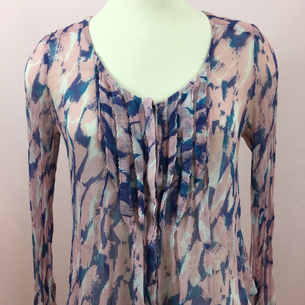 LIKE NEW ANTHROPOLOGIE MAEVE BUTTON DOWN BLOUSE